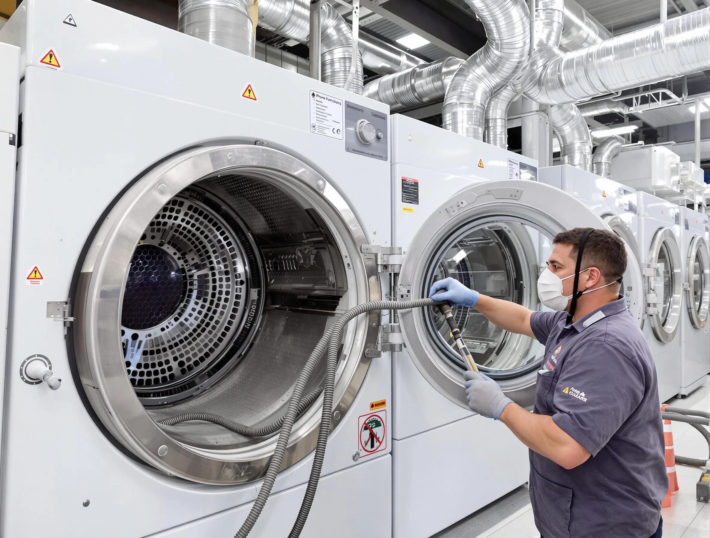 Industrial-grade dryer vent cleaning by Calera Dryer Vent Cleaning in Calera