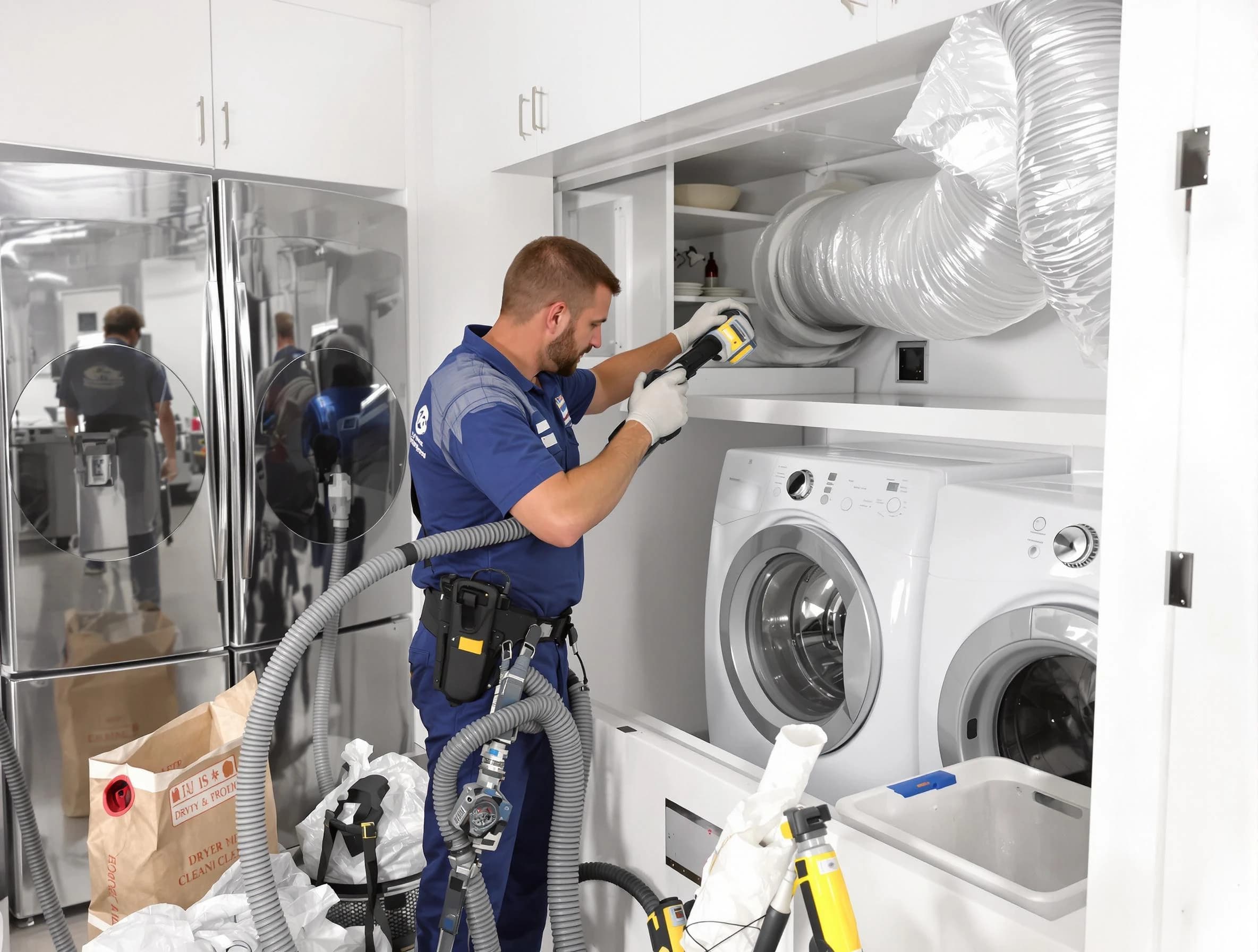 Professional duct cleaning by Calera Dryer Vent Cleaning in Calera