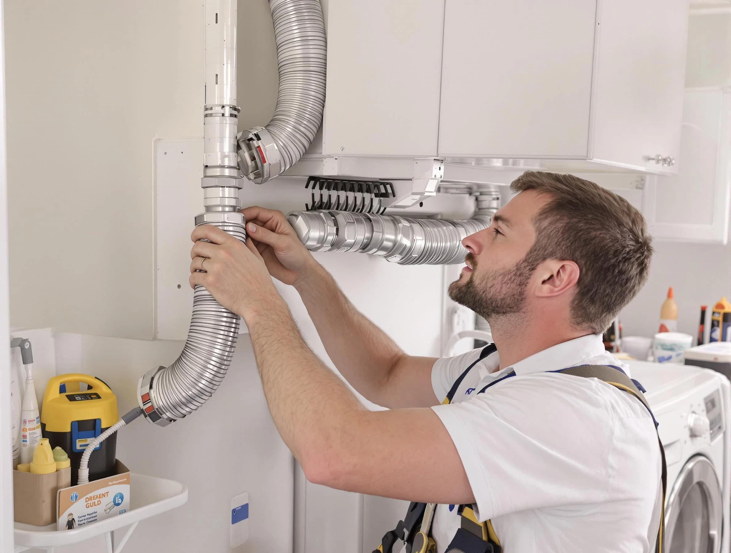 Professional dryer vent repair and installation by Calera Dryer Vent Cleaning in Calera