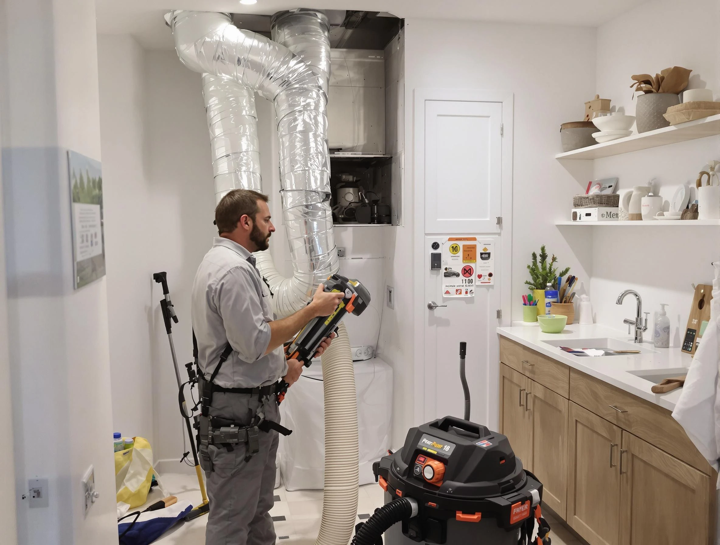 Clogged Dryer Vent Cleaning in Calera