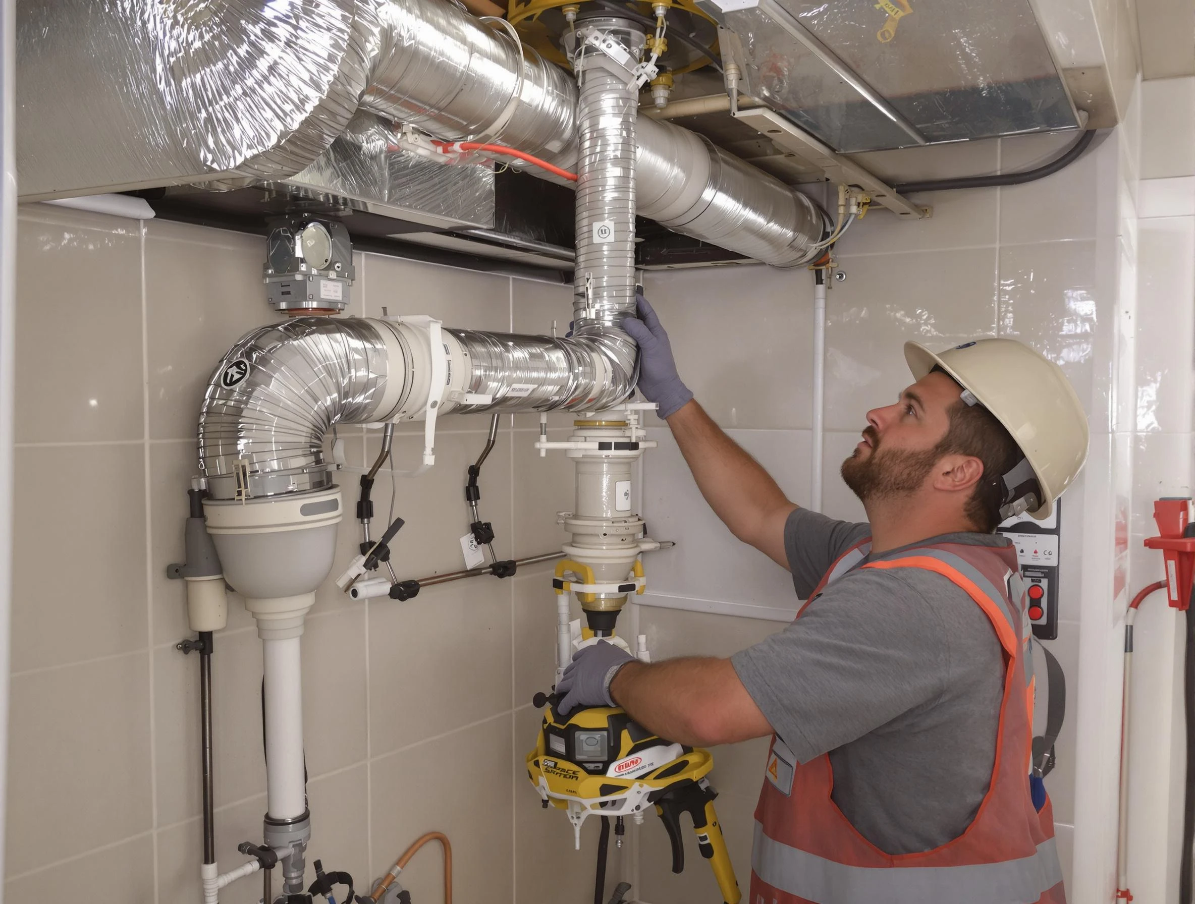 Calera Dryer Vent Cleaning expert performing professional dryer vent repair and installation in Calera