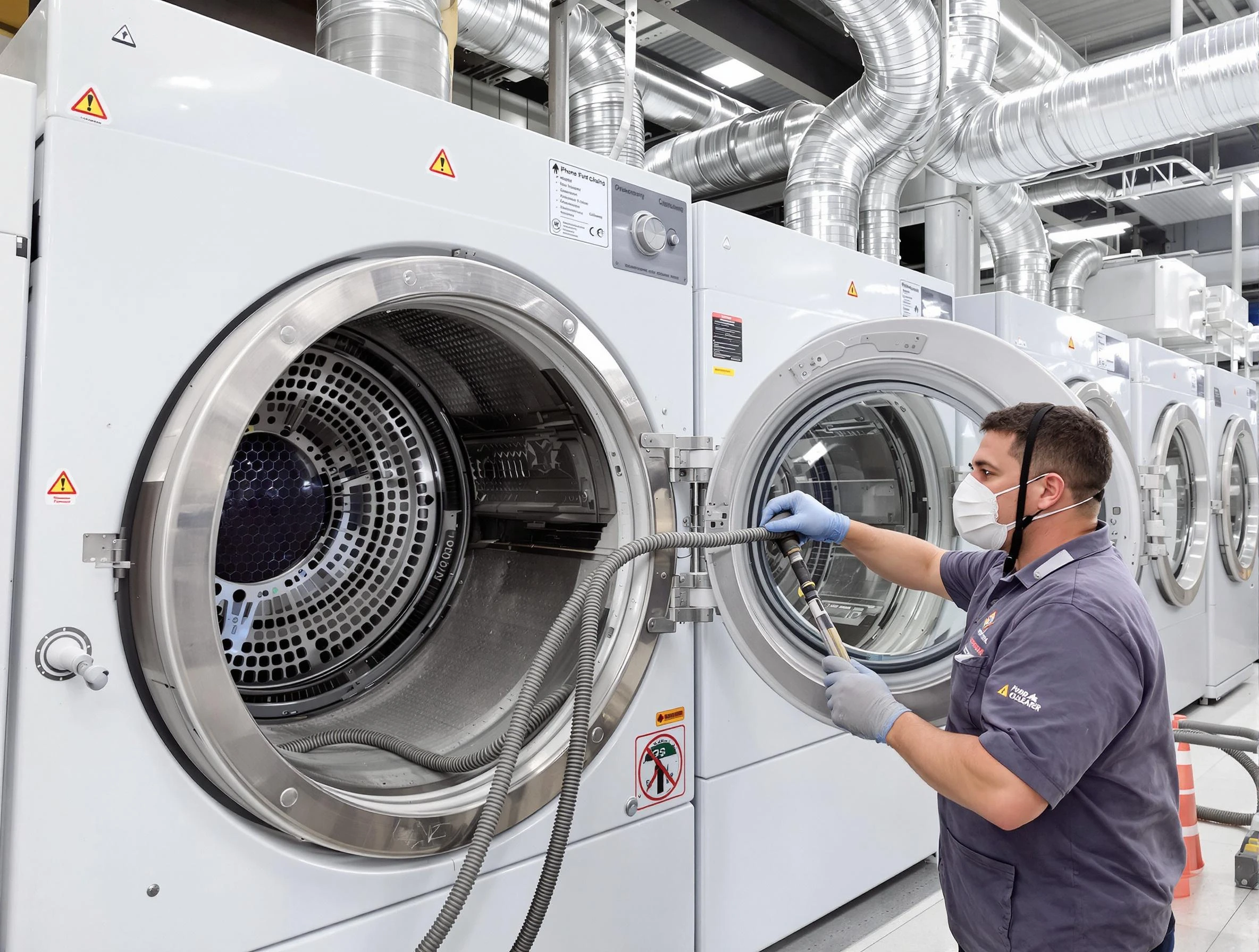 Industrial-grade dryer vent cleaning by Calera Dryer Vent Cleaning in Calera